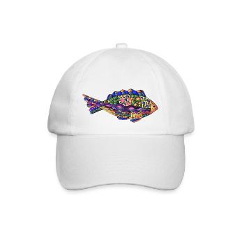 Poisson - Casquette classique - blanc/blanc - Devant