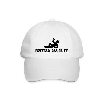 Lustiger Spruch Witzig Humor Geschenkidee - Baseballkappe - Weiß/Weiß - Vorne