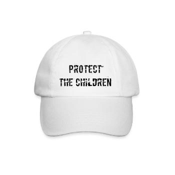 Protection de l’enfance Protège les enfants - Casquette classique - blanc/blanc - Devant