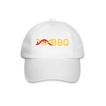 ''BBQ'' is in my DNA - Baseball Cap - white/white - Front