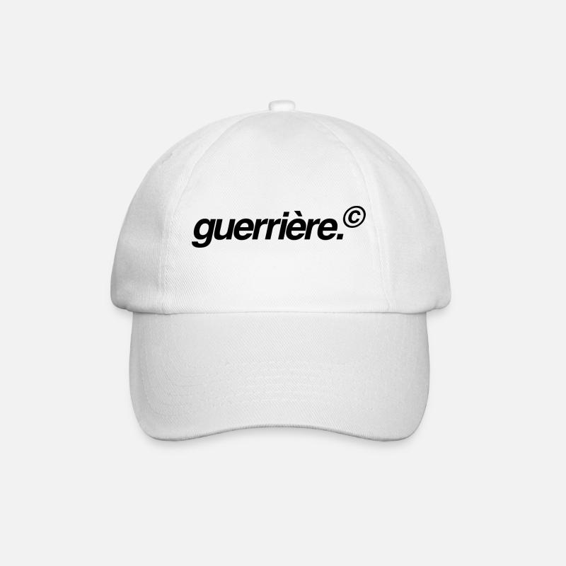 warrior. - Baseball Cap - white/white