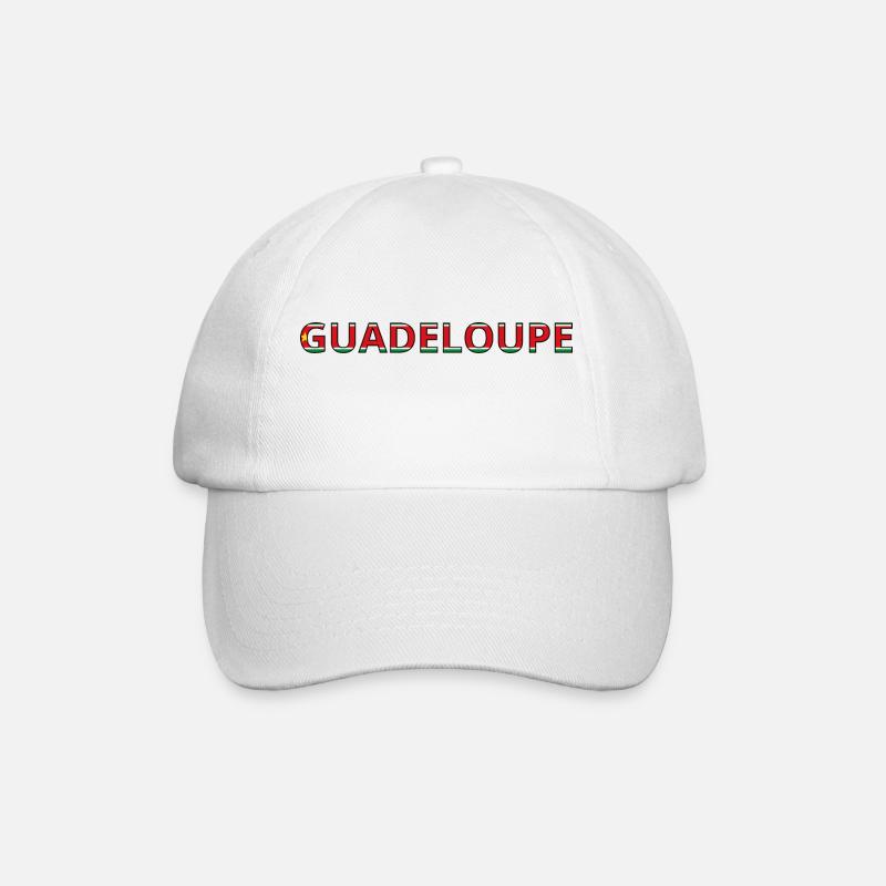 Drapeau guadeloupe - Casquette classique - blanc/blanc