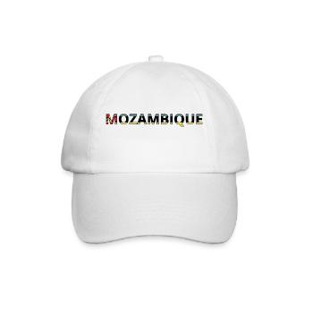Drapeau mozamnique - Casquette classique - blanc/blanc - Devant