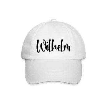 Name - Wilhelm - Baseballkappe - Weiß/Weiß - Vorne
