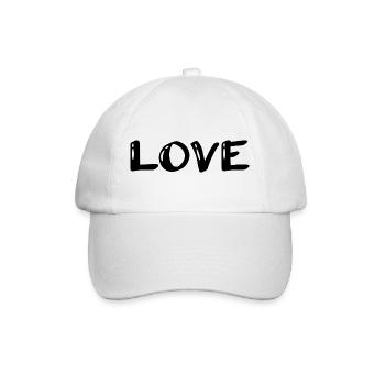 HERZ. PAAR. ICH HABE GERADE GEHEIRATET. Junggesellinnenabschied. VALENTINSTAG. - Baseballkappe - Weiß/Weiß - Vorne