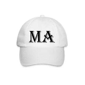 Mannheim Monnem Mannheimat - Casquette classique - blanc/blanc - Devant