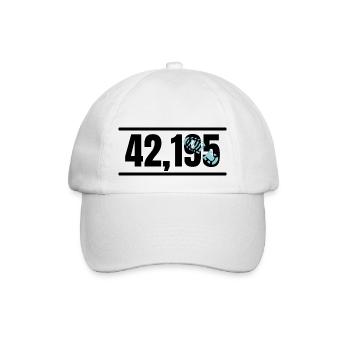 Marathon Course Jogging - Casquette classique - blanc/blanc - Devant