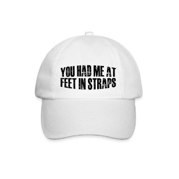 Tu m’as eu aux pieds dans les sangles 44 - Casquette classique - blanc/blanc - Devant