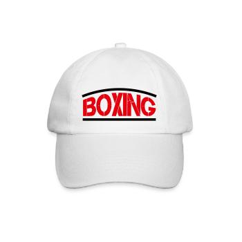 Boxing Boxes - Baseball Cap - white/white - Front