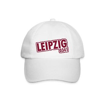 Leipzig - 0341 - Indicatif régional - Saxe - Casquette classique - blanc/blanc - Devant
