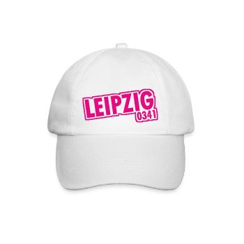 Leipzig - 0341 - Indicatif régional - Saxe - Casquette classique - blanc/blanc - Devant