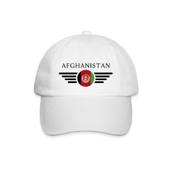 J’aime l’Afghanistan, T-shirt design de style élégance - Casquette classique - blanc/blanc - Devant