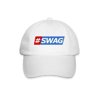 SWAG Bloc Couleurs Hashtag - Casquette classique - blanc/blanc - Devant
