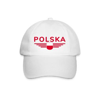 I Love Poland, Elegance Style Design T-Shirt - Baseball Cap - white/white - Front