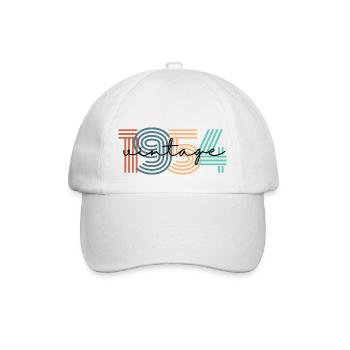 1954 vintage rétro - Casquette classique - blanc/blanc - Devant