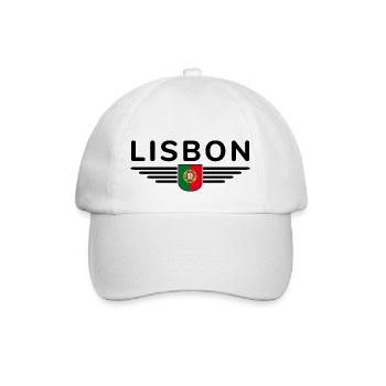 T-shirt de fan de Lisbonne pour les amoureux du Portugal - Casquette classique - blanc/blanc - Devant