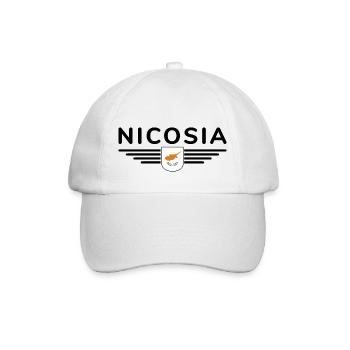 Nicosia Design – Capitale de Chypre - Casquette classique - blanc/blanc - Devant