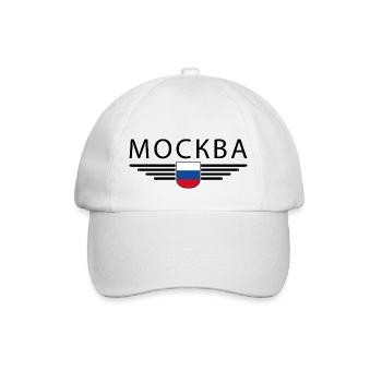 T-Shirt Moscou – Métropole de l’Elégance - Casquette classique - blanc/blanc - Devant
