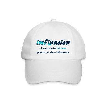 NURSE NURSE DOCTOR HUMOR DRÖLES C - Baseball Cap - white/white - Front