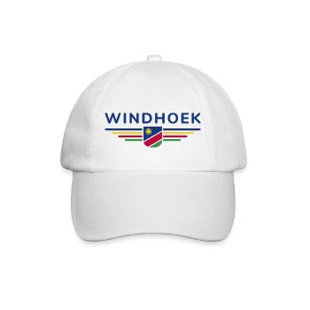 Windhoek T-Shirt for Namibia Lovers - Baseball Cap - white/white - Front