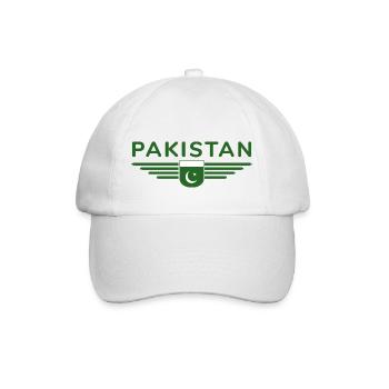 Pakistan Design – Proud of the homeland - Baseball Cap - white/white - Front