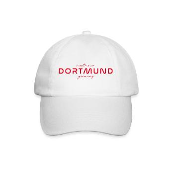 Dortmund T-Shirt – Skyline & Football - Baseball Cap - white/white - Front