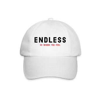 ENDLESS Go where you feel - Casquette classique - blanc/blanc - Devant