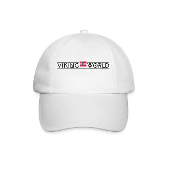 Viking world - Baseball Cap - white/white - Front