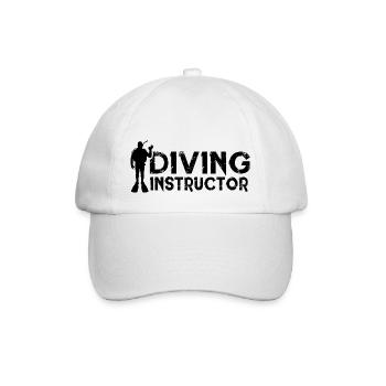 Instructeur de plongée / Plongée, Instructeur de plongée, Mer - Casquette classique - blanc/blanc - Devant