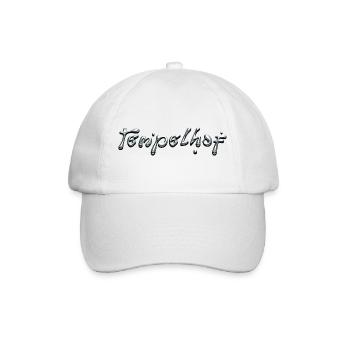 Tempelhof Liquid Chrome Typography - Baseballkappe - Weiß/Weiß - Vorne