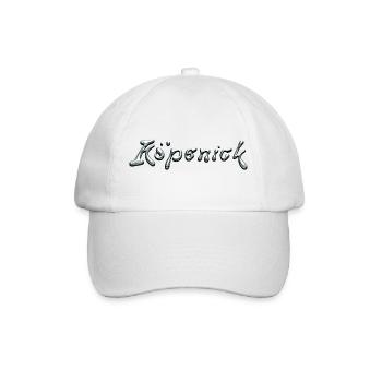 Köpenick Liquid Chrome Typography - Baseballkappe - Weiß/Weiß - Vorne