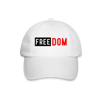 Chemise de la liberté | T-shirt patriotique et inspirant - Casquette classique - blanc/blanc - Devant