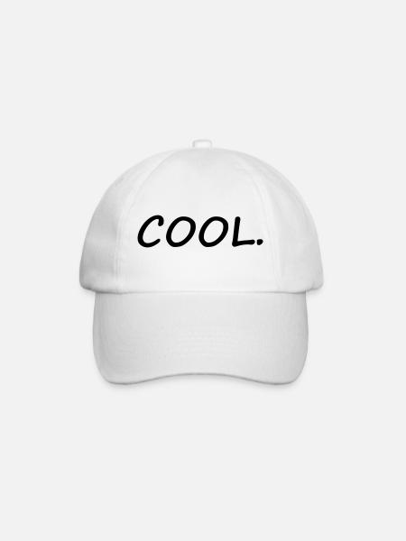 COOL - Baseballkappe - Weiß/Weiß