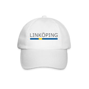 Drapeau de la Suède - Linköping - Sverige - Schweden - Casquette classique - blanc/blanc - Devant