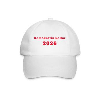 L’appel de la démocratie en 2026 - Casquette classique - blanc/blanc - Devant