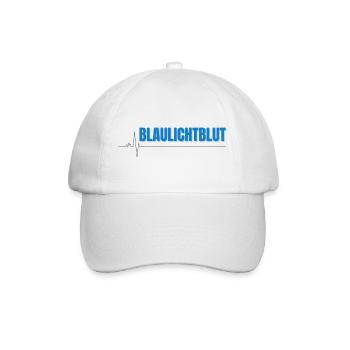 Blue Light Blood – Pride, Team Spirit and Passion - Baseball Cap - white/white - Front