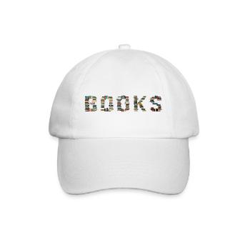 BOOKS – When reading becomes a form - Baseball Cap - white/white - Front