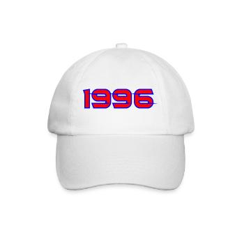 Logo néon rétro 1996 - Casquette classique - blanc/blanc - Devant