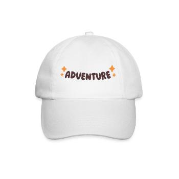 Round and Orange Stars Adventure - Baseball Cap - white/white - Front