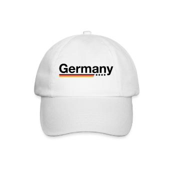 Germany - Baseballkappe - Weiß/Weiß - Vorne