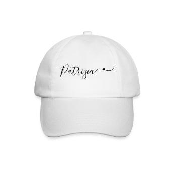 Prénom de famille Patrizia Prénom décoratif - Casquette classique - blanc/blanc - Devant