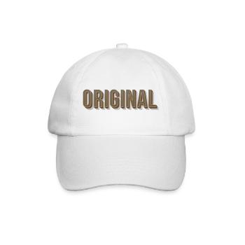 Police originale : Unique, confiant Einmali - Casquette classique - blanc/blanc - Devant