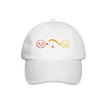 Paragliding Gift for the Air Sportswoman - Baseball Cap - white/white - Front