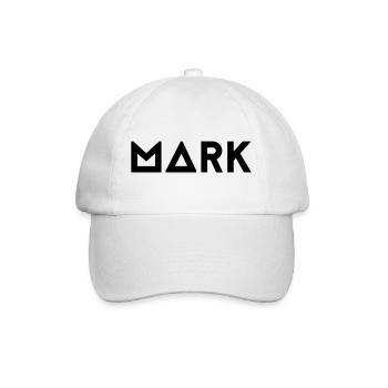 Vorname Mark - Baseballkappe - Weiß/Weiß - Vorne