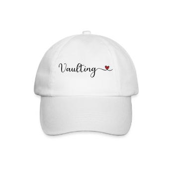 Vaulting Heart - Baseballkappe - Weiß/Weiß - Vorne