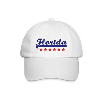 florida - Baseballkappe - Weiß/Weiß - Vorne