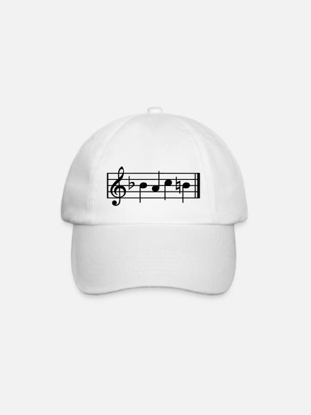 bach - Baseballkappe - Weiß/Weiß