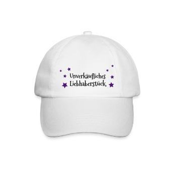 unverkäufliches Liebhaberstück - Baseballkappe - Weiß/Weiß - Vorne