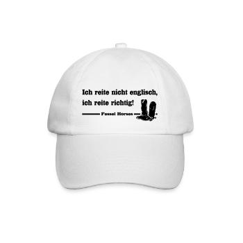 Westernreiter - Baseballkappe - Weiß/Weiß - Vorne