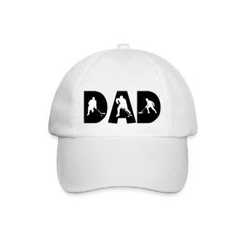 Hockey Dad - Casquette classique - blanc/blanc - Devant